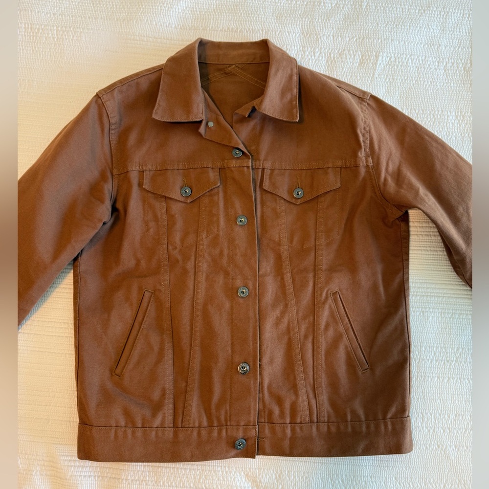 3sixteen Brown Type 3 Denim Trucker Jacket XL